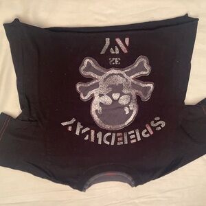 Black Skull Graphic T-Shirt